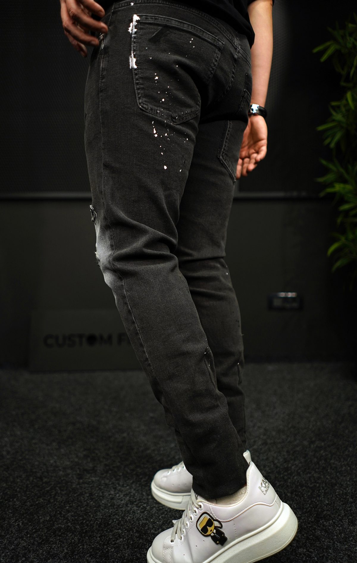NEO Bajoran-gray jeans MJL7013