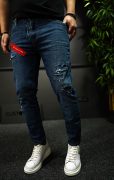 NEO BLUE-ZIPPER JEANS MJL7015