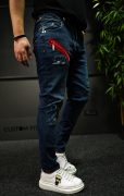 NEO BLUE-ZIPPER JEANS MJL7015
