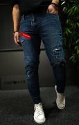 NEO BLUE-ZIPPER JEANS MJL7015