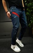 NEO BLUE-ZIPPER JEANS MJL7015