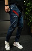 NEO BLUE-ZIPPER JEANS MJL7015