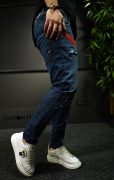NEO BLUE-ZIPPER JEANS MJL7015