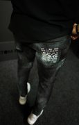 NEO DUNE-BLACK JEANS W/ ZIPPER MJL7016