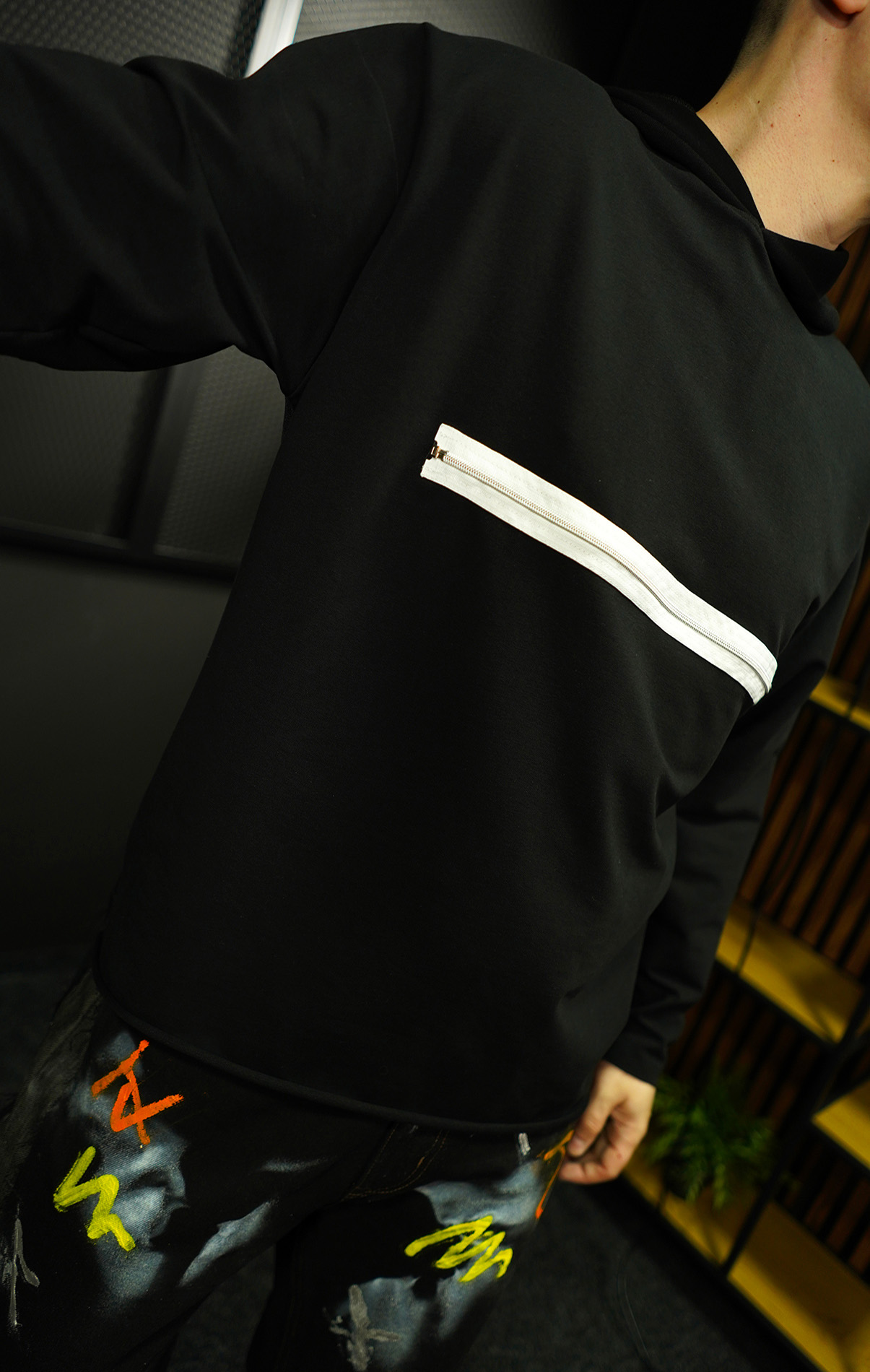 NEO TETHER HOODIE Bluze si Tricouri Festival / Evenimente MBL7018 NEO TETHER HOODIE MBL7018