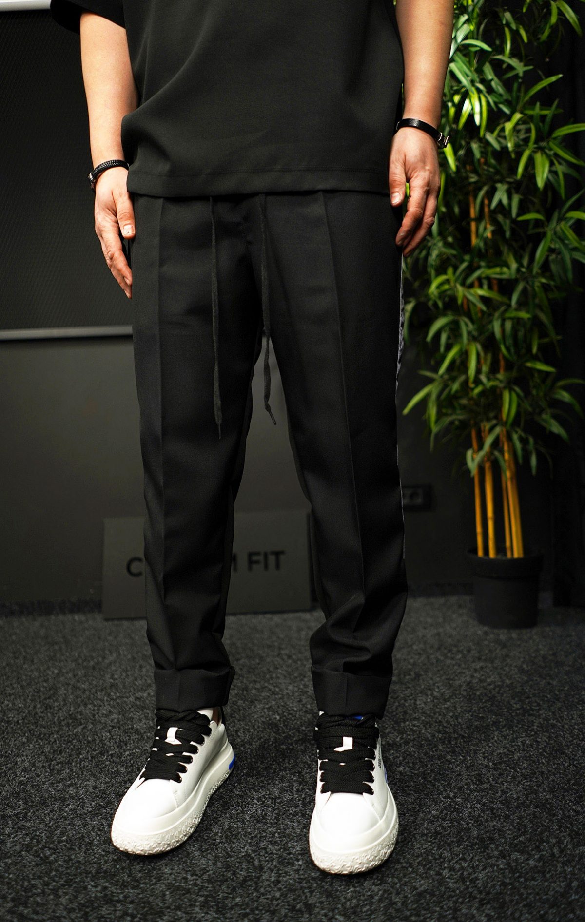 NEO GREY RELAXED - Pantaloni din stofa MPL7032
