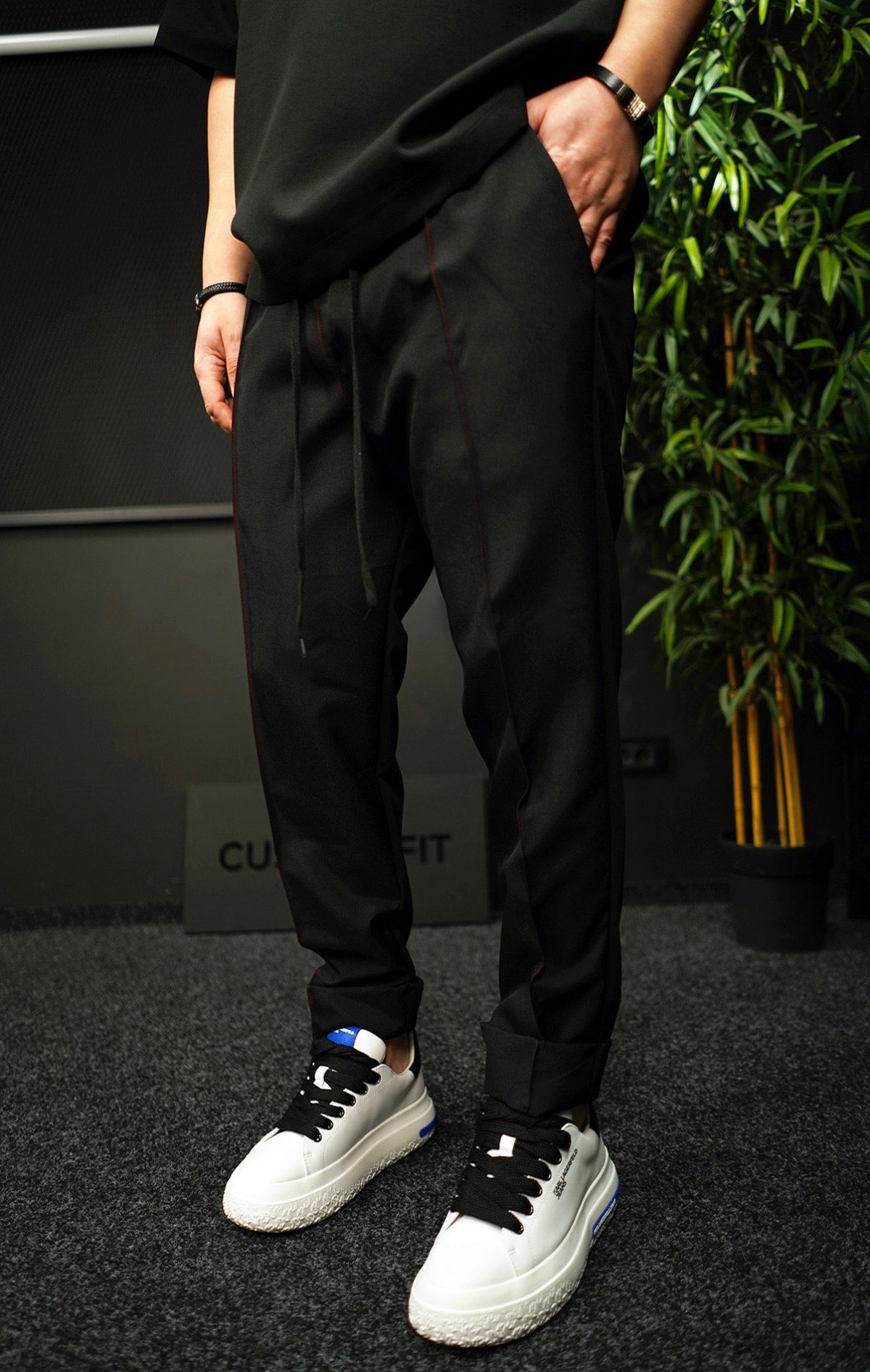 NEO RED SEAM RELAXED - Pantaloni din stofa MPL7033