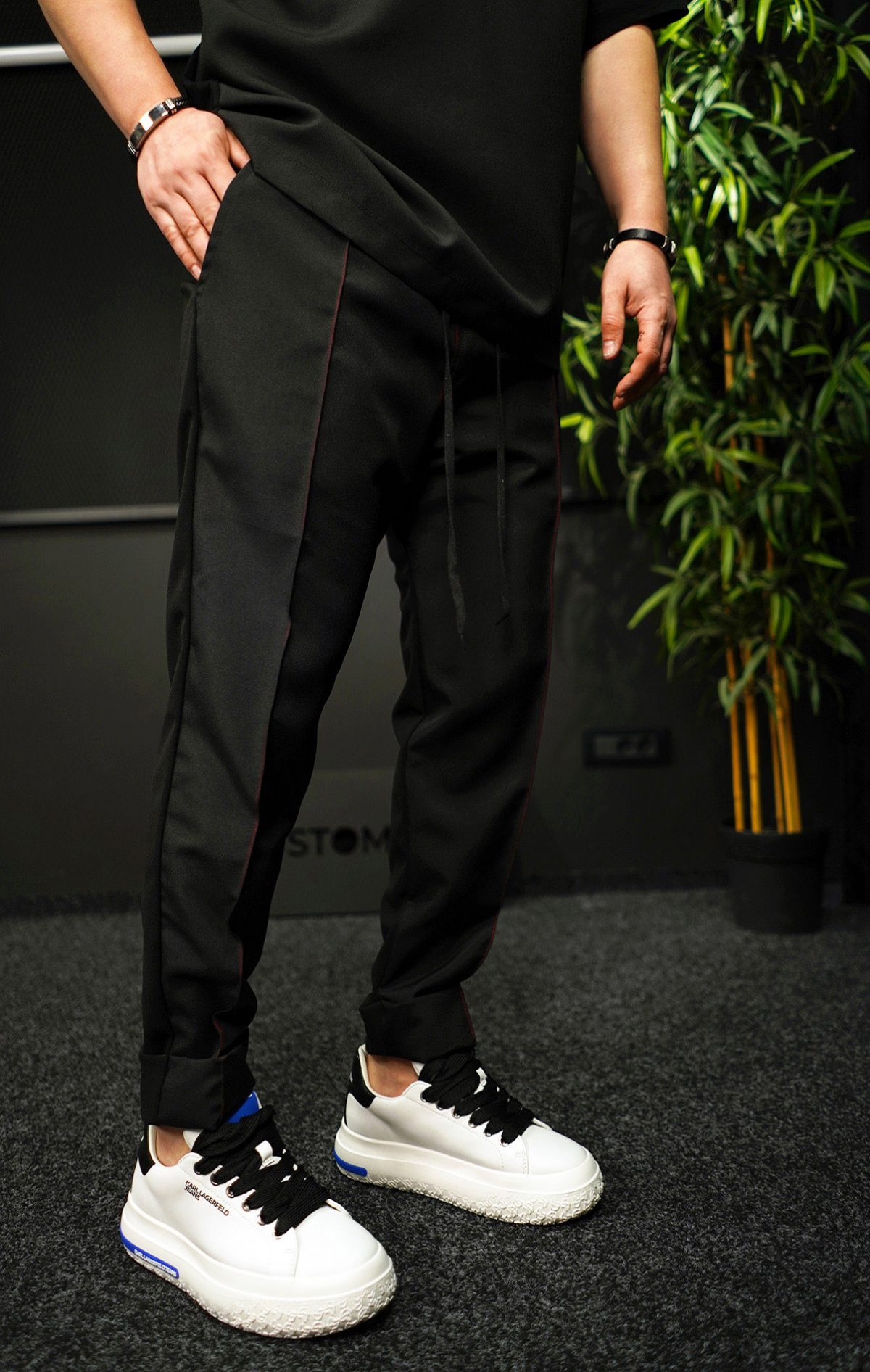 NEO RED SEAM RELAXED - Pantaloni din stofa MPL7033