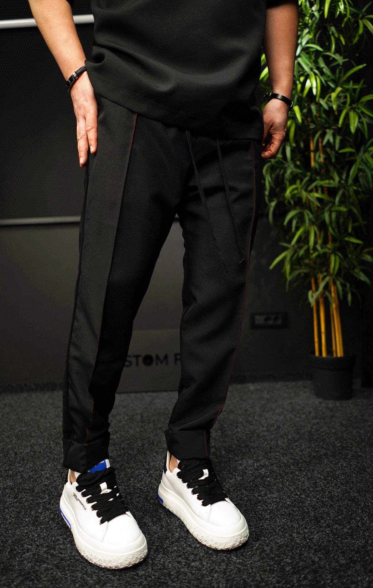 NEO RED SEAM RELAXED - Pantaloni din stofa MPL7033