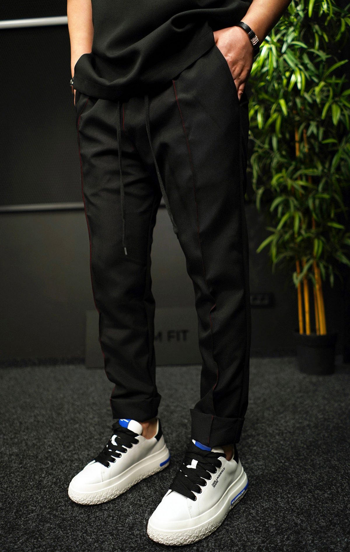 NEO RED SEAM RELAXED - Pantaloni din stofa MPL7033