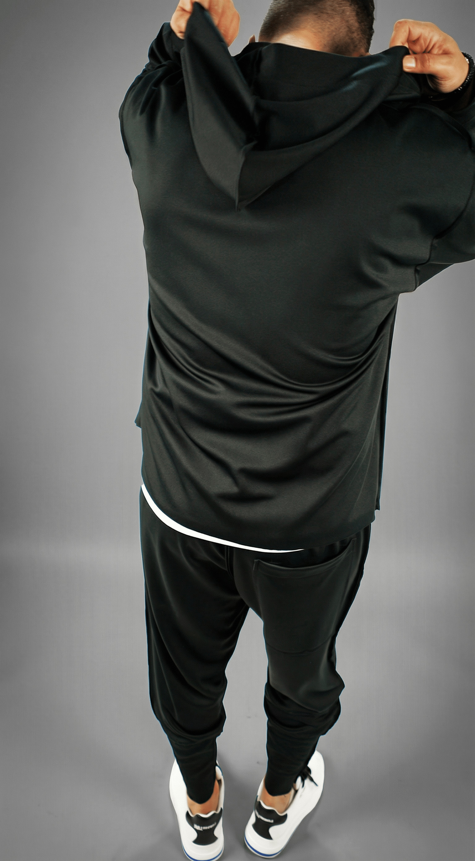 Hanorac stofa (cu dubla inchidere) - LEVIATHAN Hanorace MHL7115 Hanorac stofa (cu dubla inchidere) - LEVIATHAN MHL7115