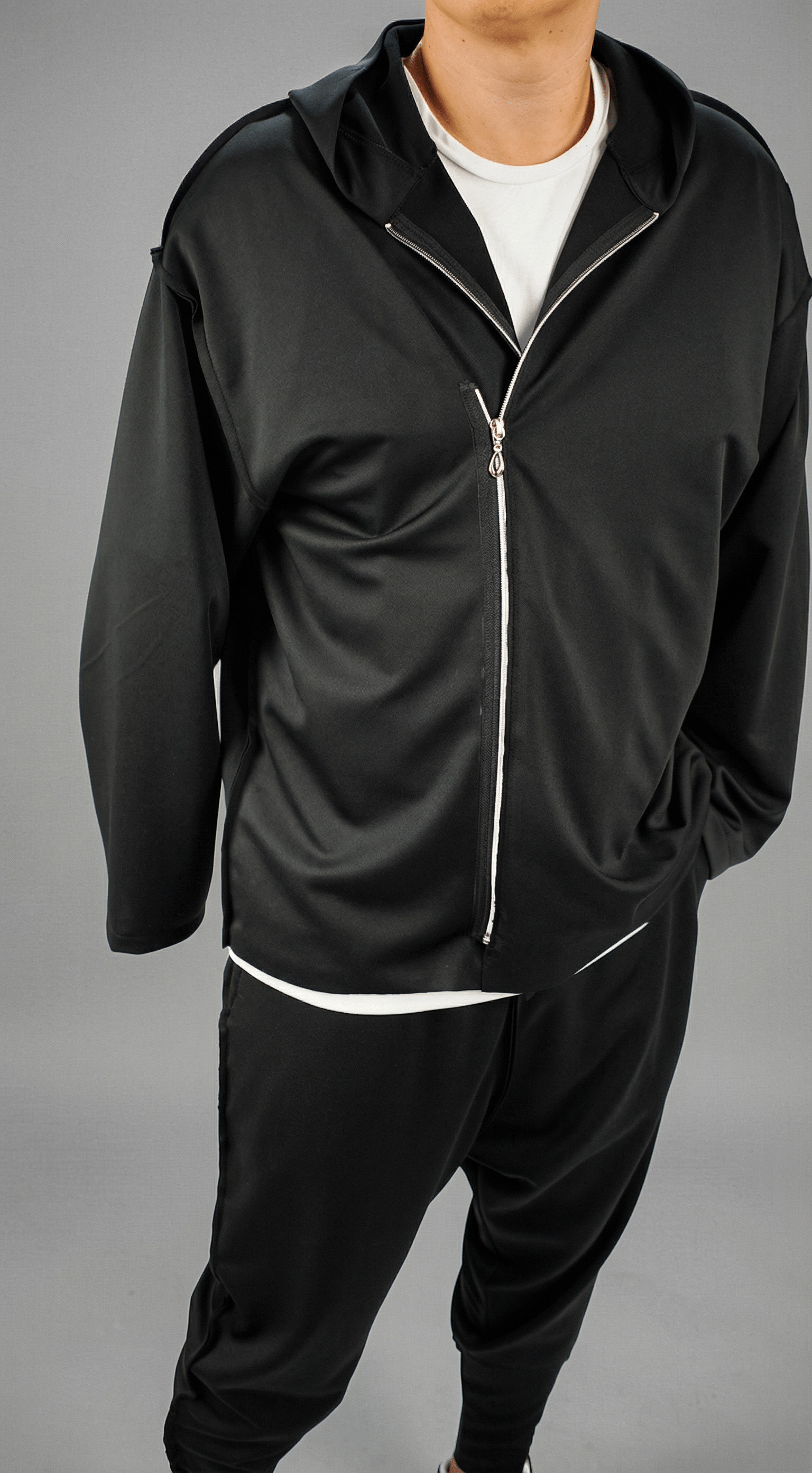 Hanorac stofa (cu dubla inchidere) - LEVIATHAN Hanorace MHL7115 Hanorac stofa (cu dubla inchidere) - LEVIATHAN MHL7115