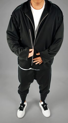 Hanorac stofa (cu dubla inchidere) - LEVIATHAN Hanorace MHL7115 Hanorac stofa (cu dubla inchidere) - LEVIATHAN MHL7115