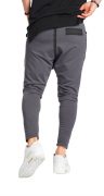 Pantaloni cu semi-tur, cusaturi raw MPL5700