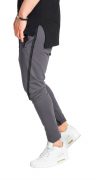 Pantaloni cu semi-tur, cusaturi raw MPL5700