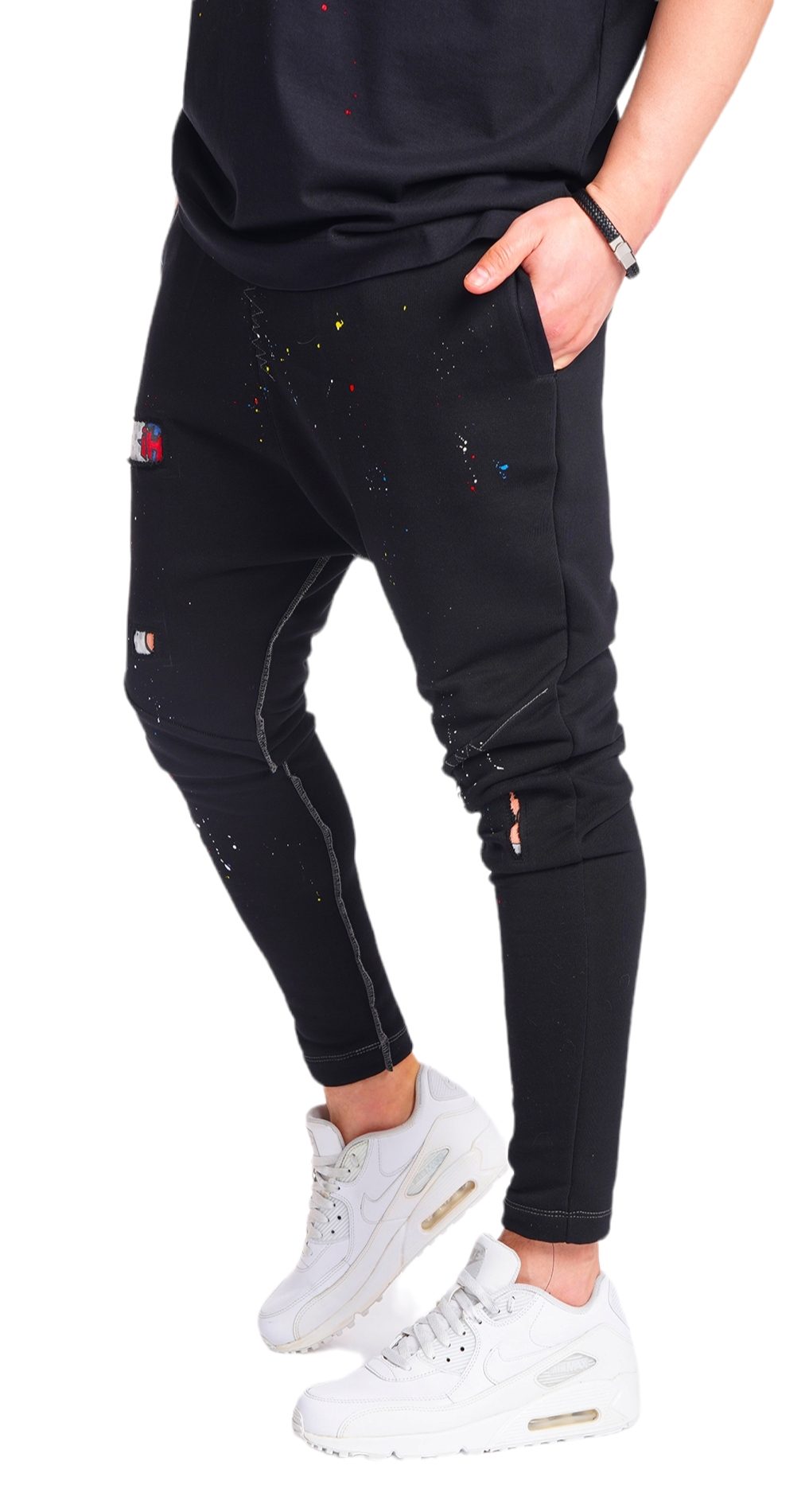 Pantaloni cu semi-tur, note muzicale MPL5701