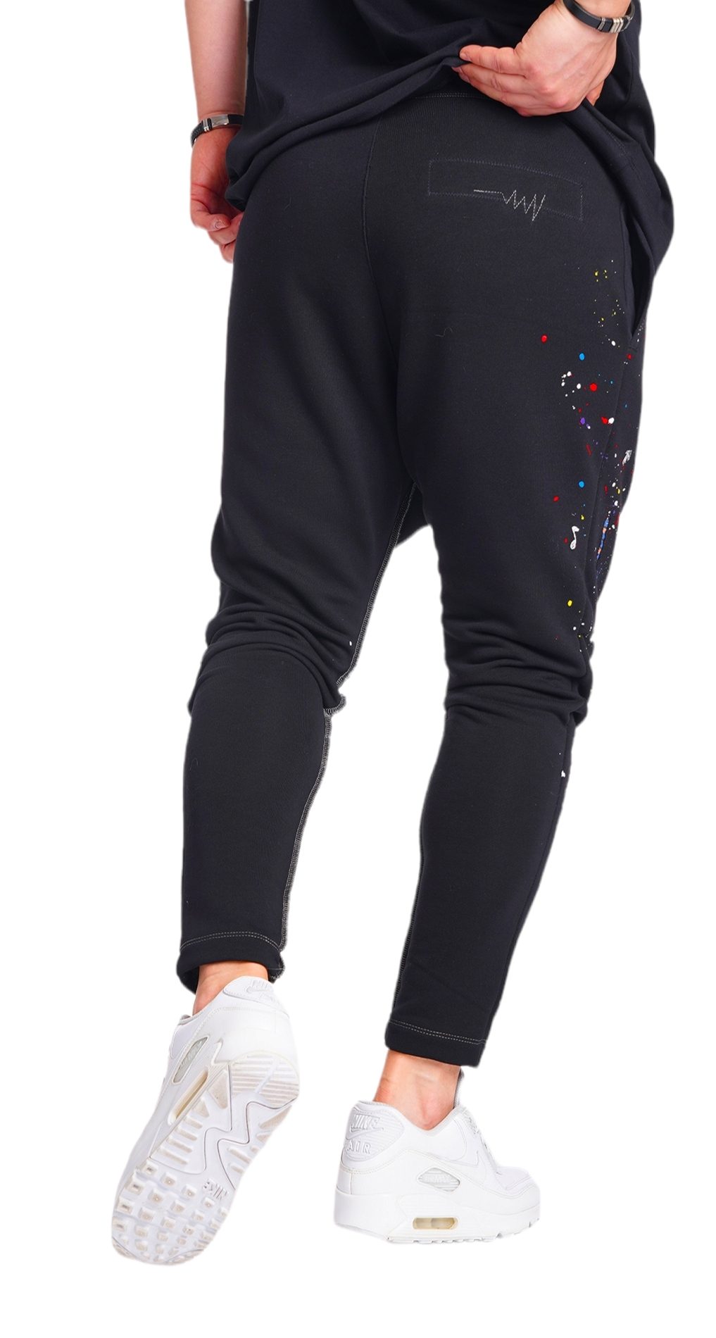 Pantaloni cu semi-tur, note muzicale MPL5701