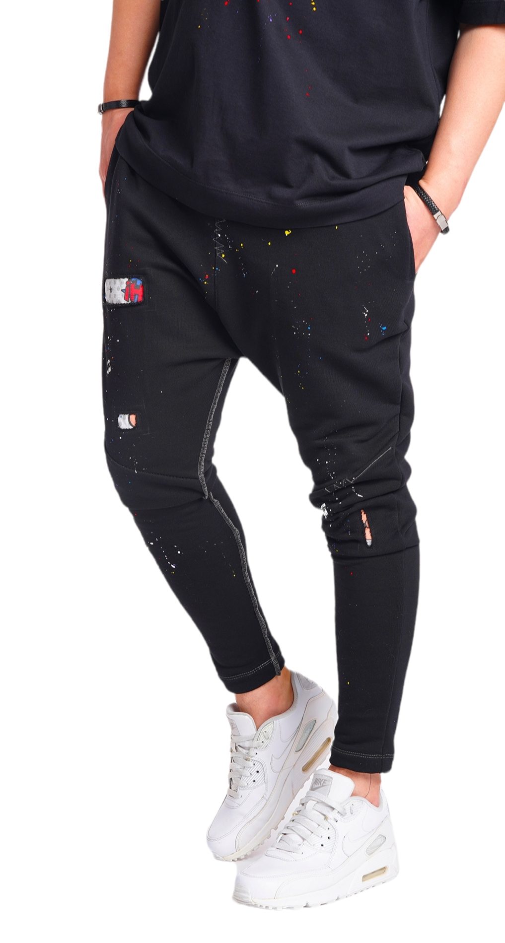 Pantaloni cu semi-tur, note muzicale MPL5701