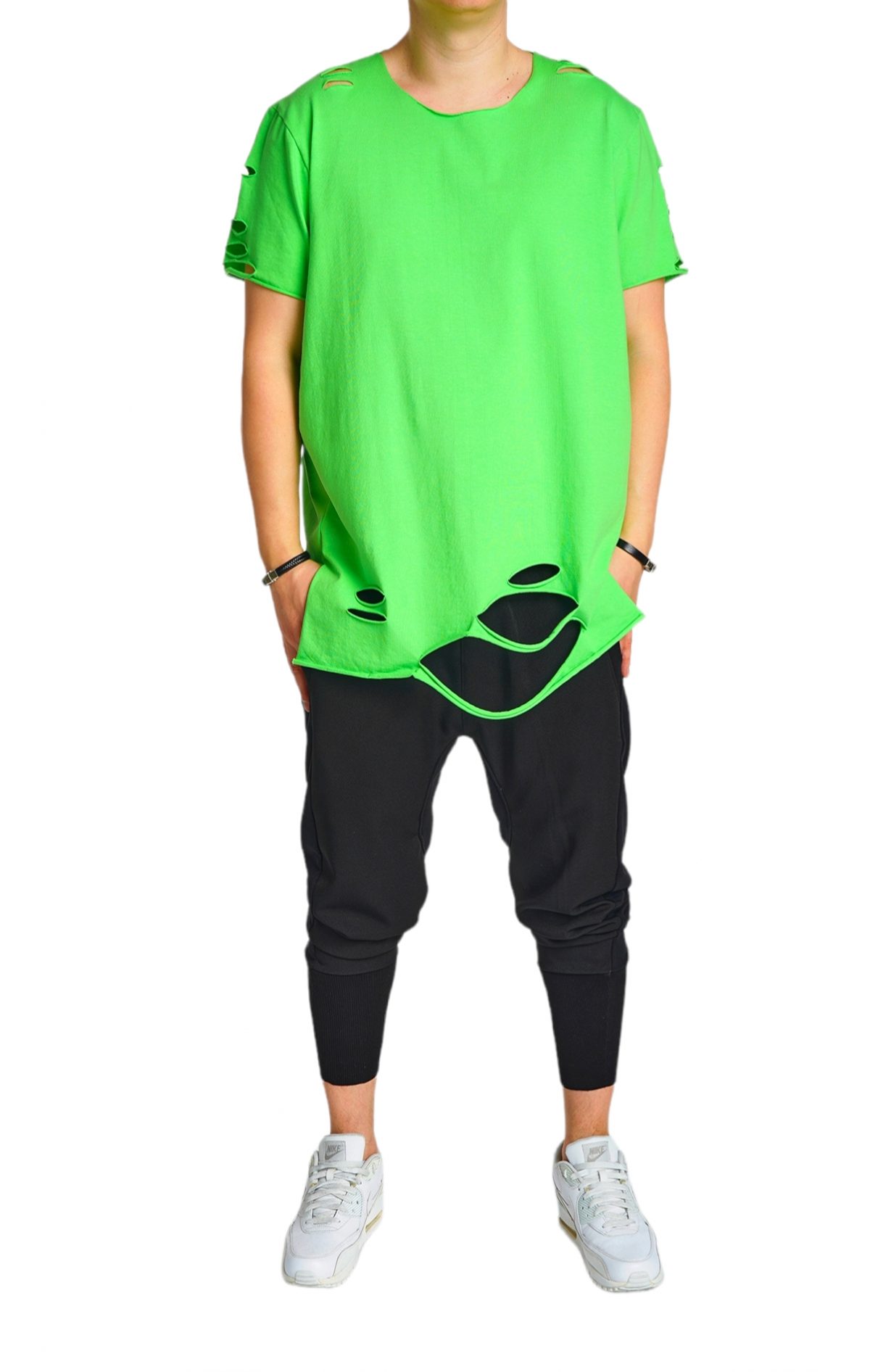 Tricou distressed and oversized MTL5750