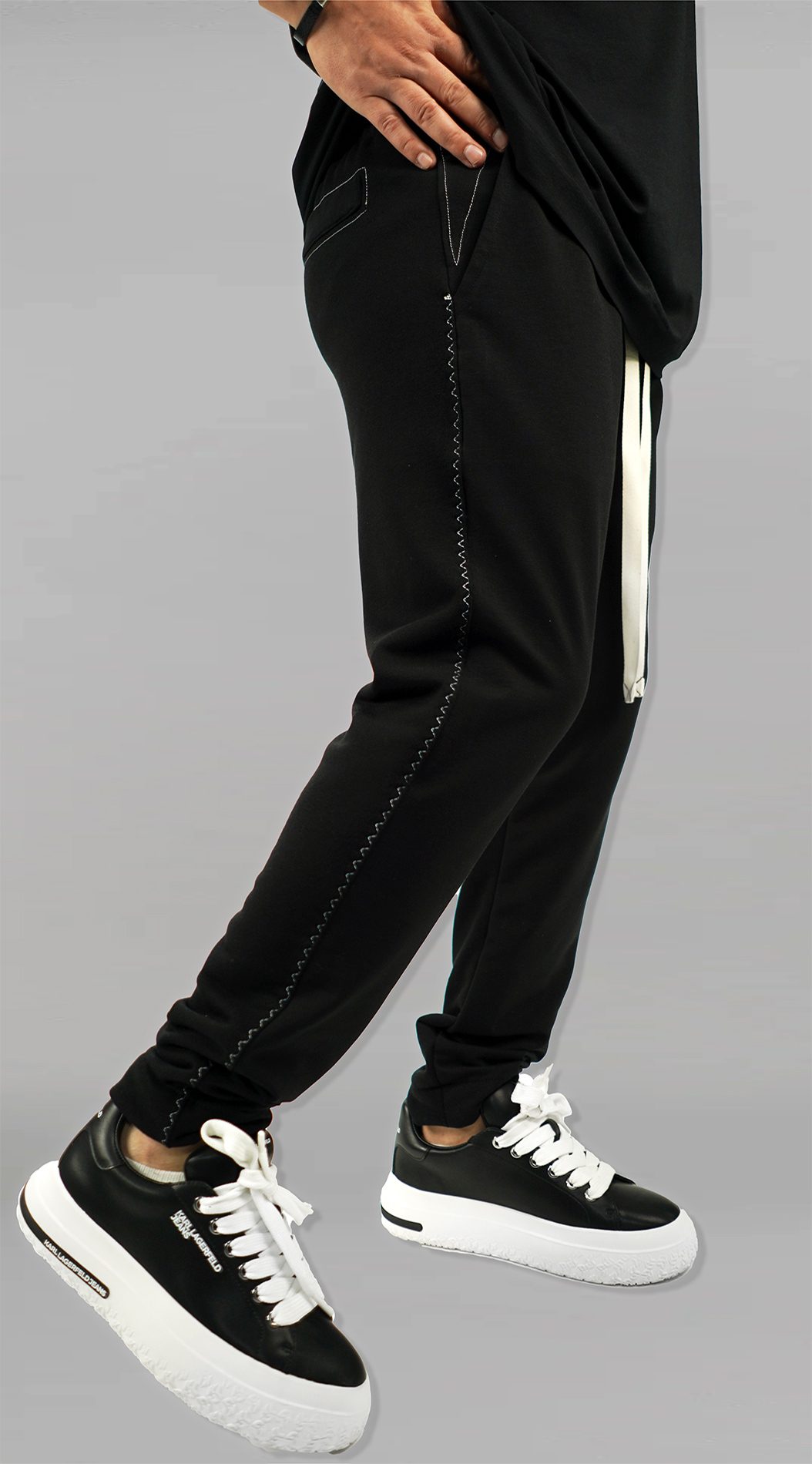 Pantaloni trening - White pulse MPL7104