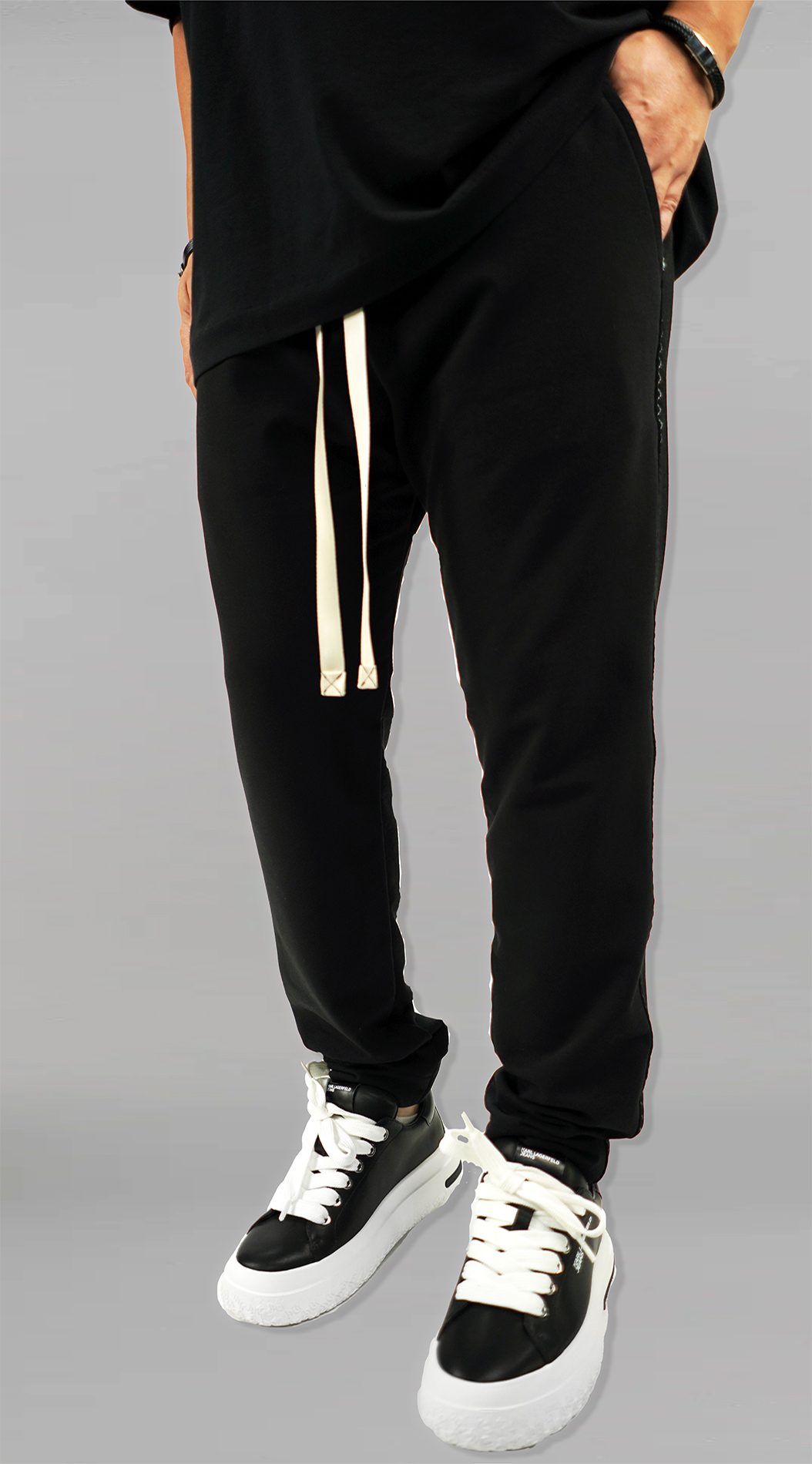 Pantaloni trening - White pulse MPL7104