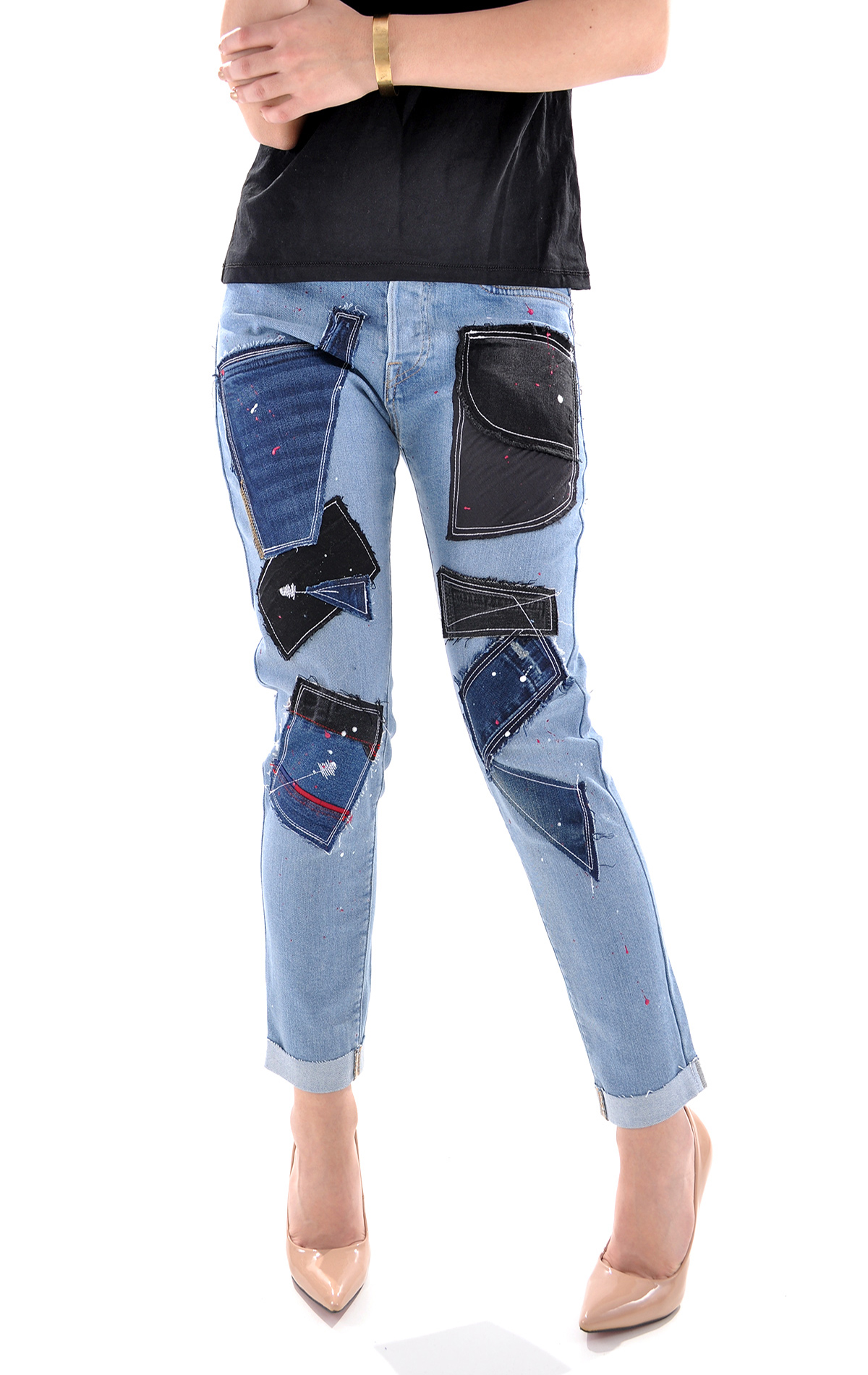 Jeans in editie limitata Femei WJU1227 Jeans in editie limitata WJU1227