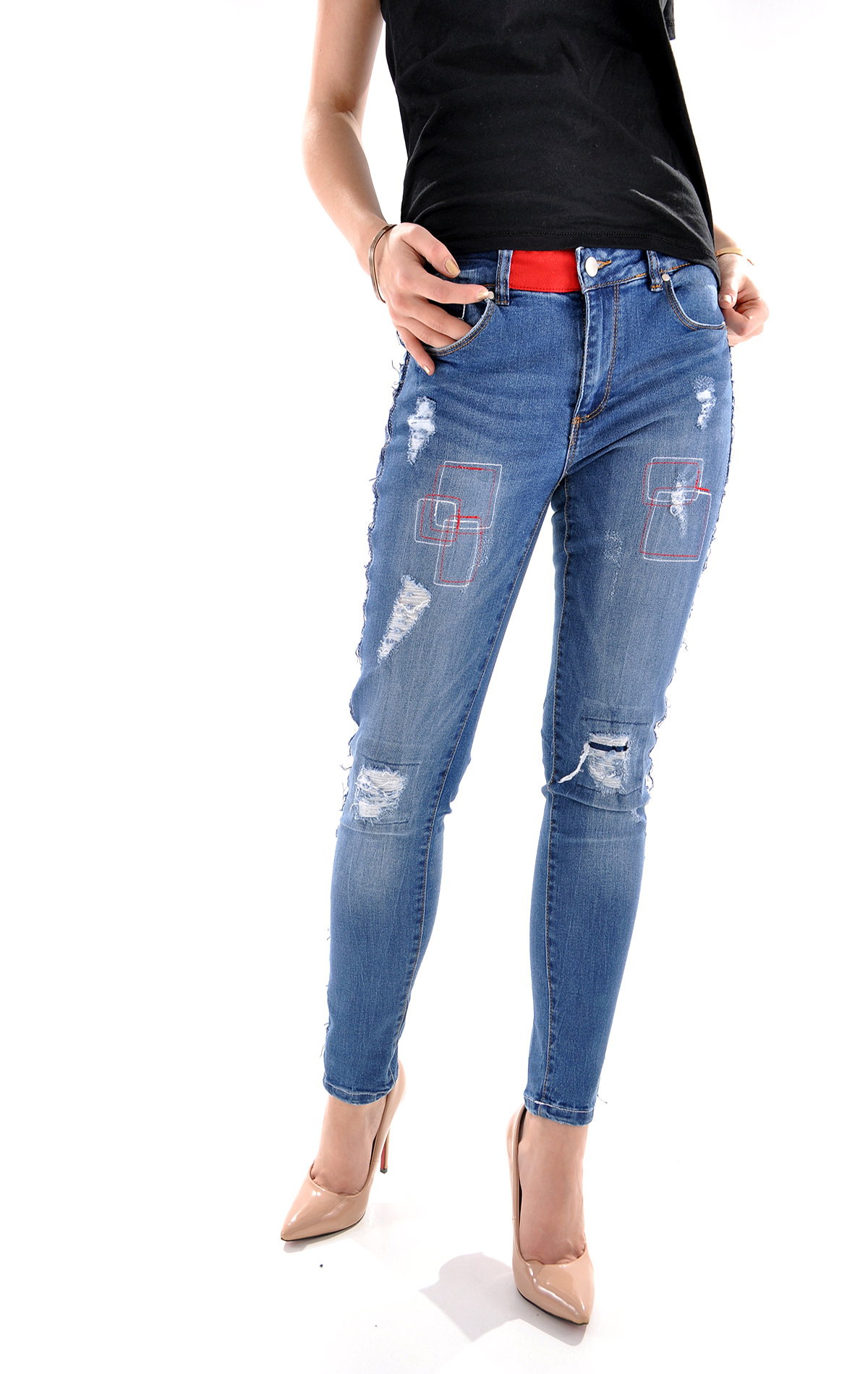 Jeans in Editie Limitata Femei WJL1232 Jeans in Editie Limitata WJL1232
