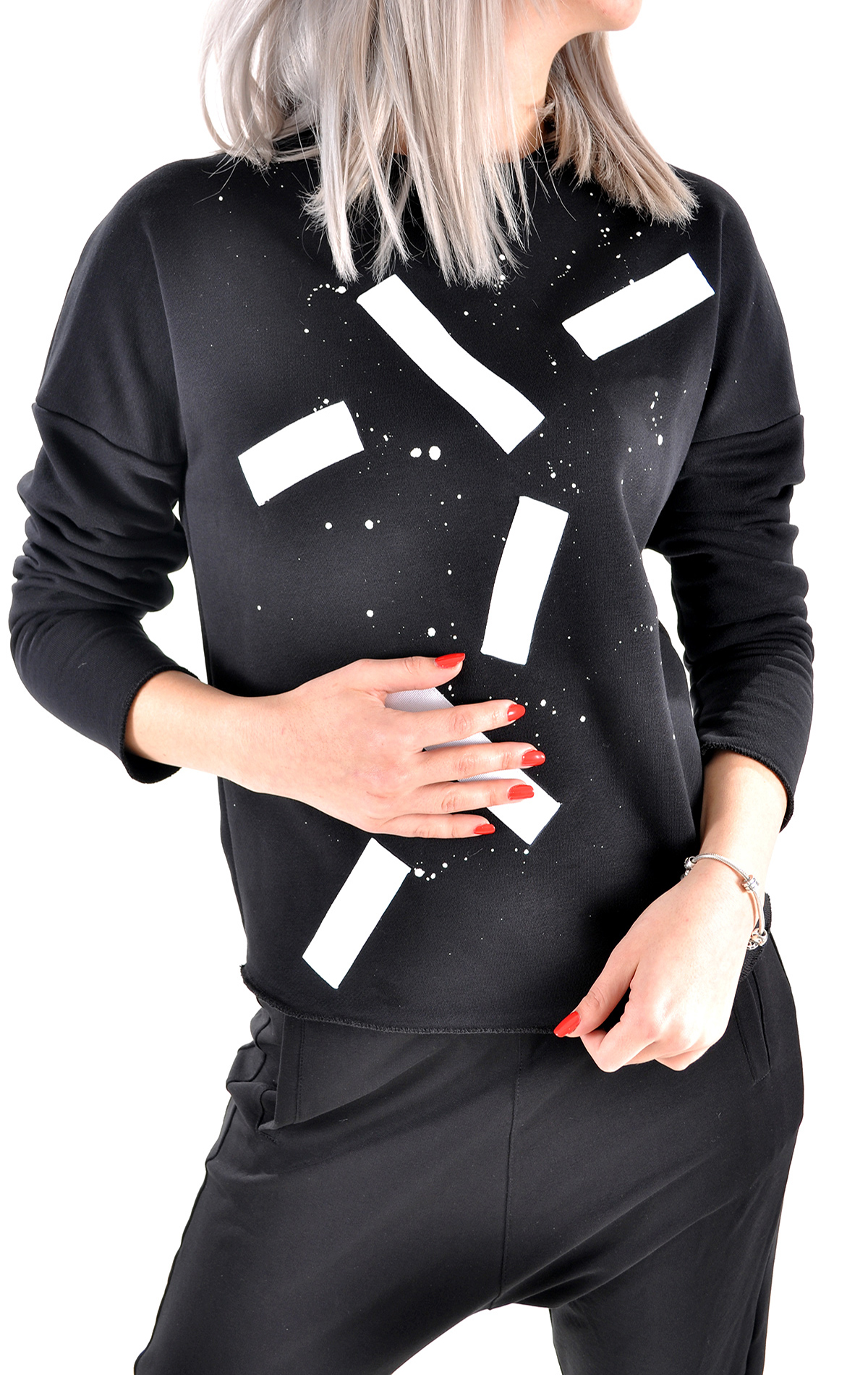 Bluza handmade in editie limitata Femei WBL2750 Bluza handmade in editie limitata WBL2750