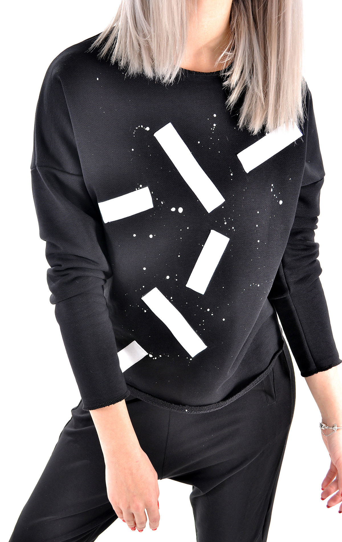 Bluza handmade in editie limitata Femei WBL2750 Bluza handmade in editie limitata WBL2750