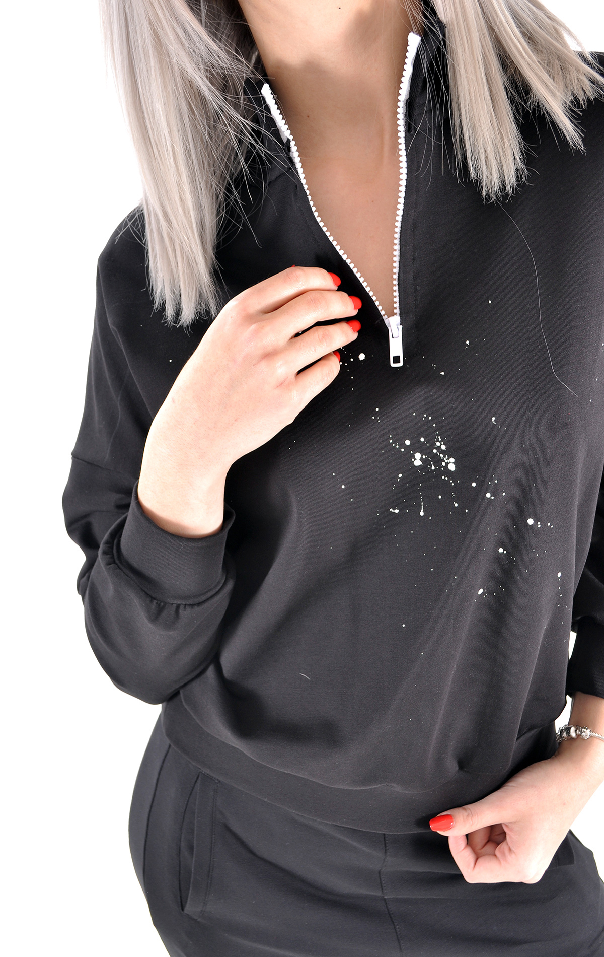 Bluza handmade in editie limitata Femei WBL2752 Bluza handmade in editie limitata WBL2752