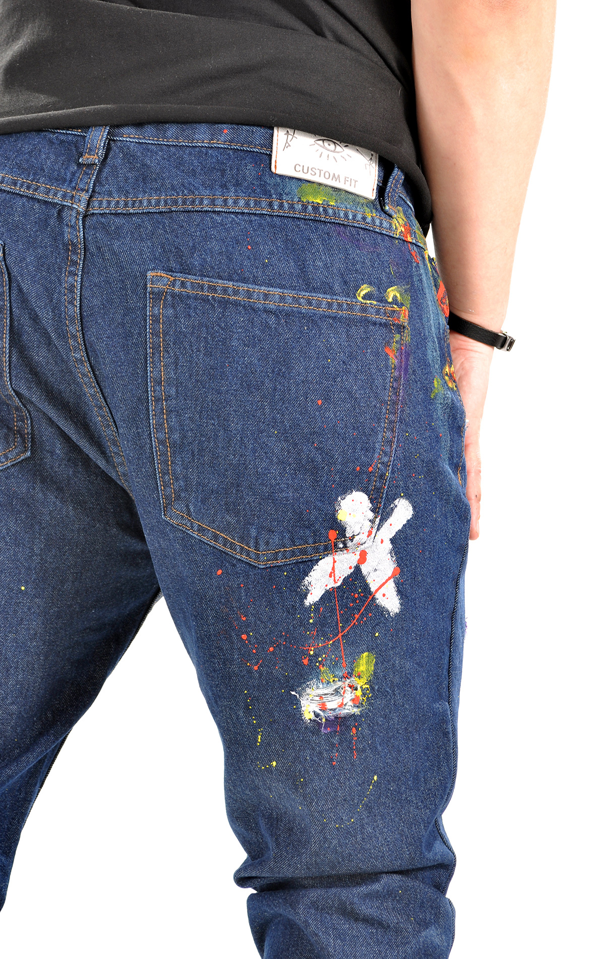 Jeans handmade in editie limitata jeans MJL2826 Jeans handmade in editie limitata MJL2826