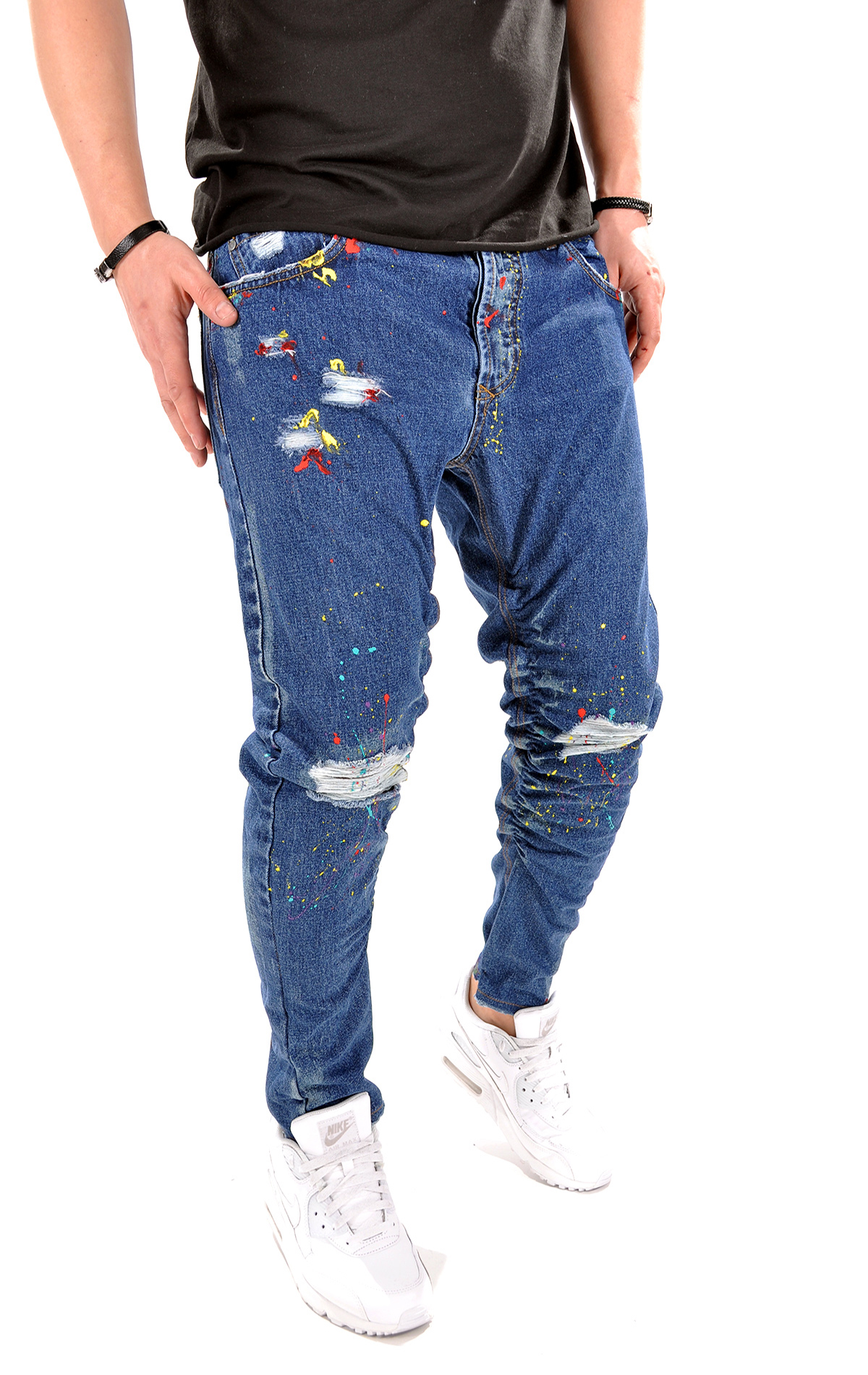 Jeans handmade in editie limitata jeans MJL2814 Jeans handmade in editie limitata MJL2814