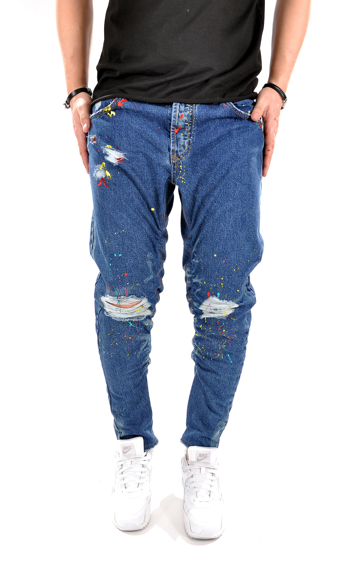 Jeans handmade in editie limitata jeans MJL2814 Jeans handmade in editie limitata MJL2814