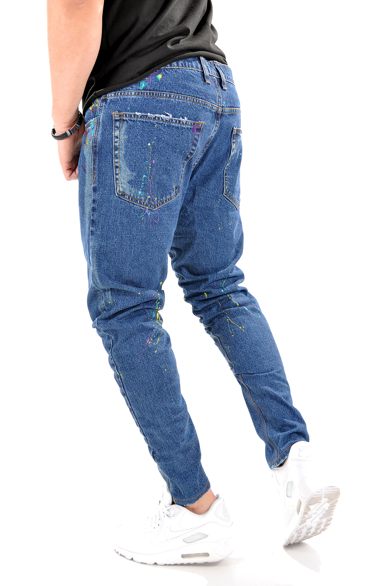 Jeans handmade in editie limitata jeans MJL2814 Jeans handmade in editie limitata MJL2814