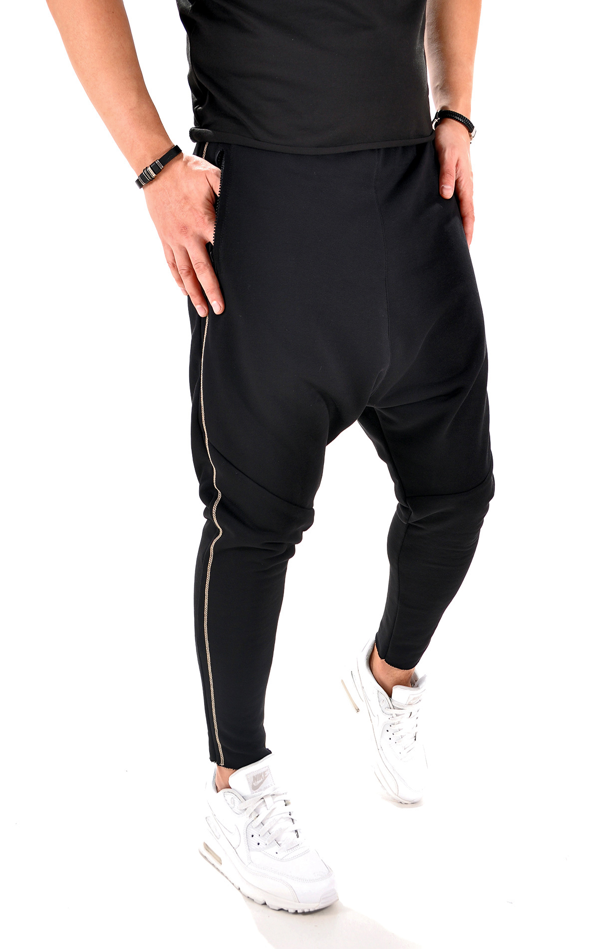 Pantaloni cu tur lasat - editie limitata pantaloni MPL3323 Pantaloni cu tur lasat - editie limitata MPL3323