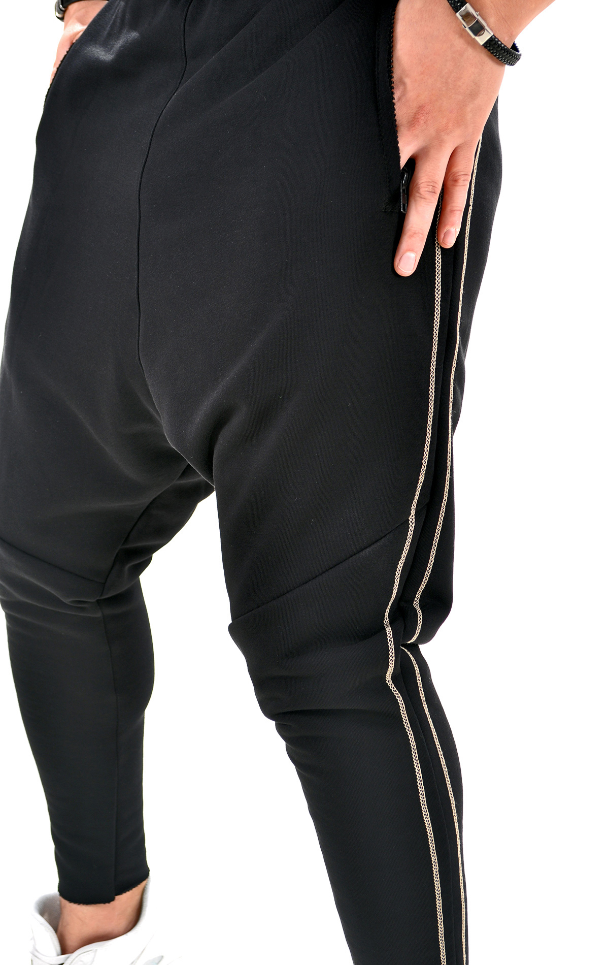 Pantaloni cu tur lasat - editie limitata pantaloni MPL3323 Pantaloni cu tur lasat - editie limitata MPL3323