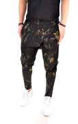 Pantaloni din denim/blug cu turul lasat, editie limitata MJL3979