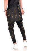 Pantaloni din denim/blug cu turul lasat, editie limitata MJL3979
