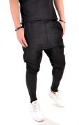 Pantaloni din denim/blug cu semi-tur, editie limitata MPL3982 (x)