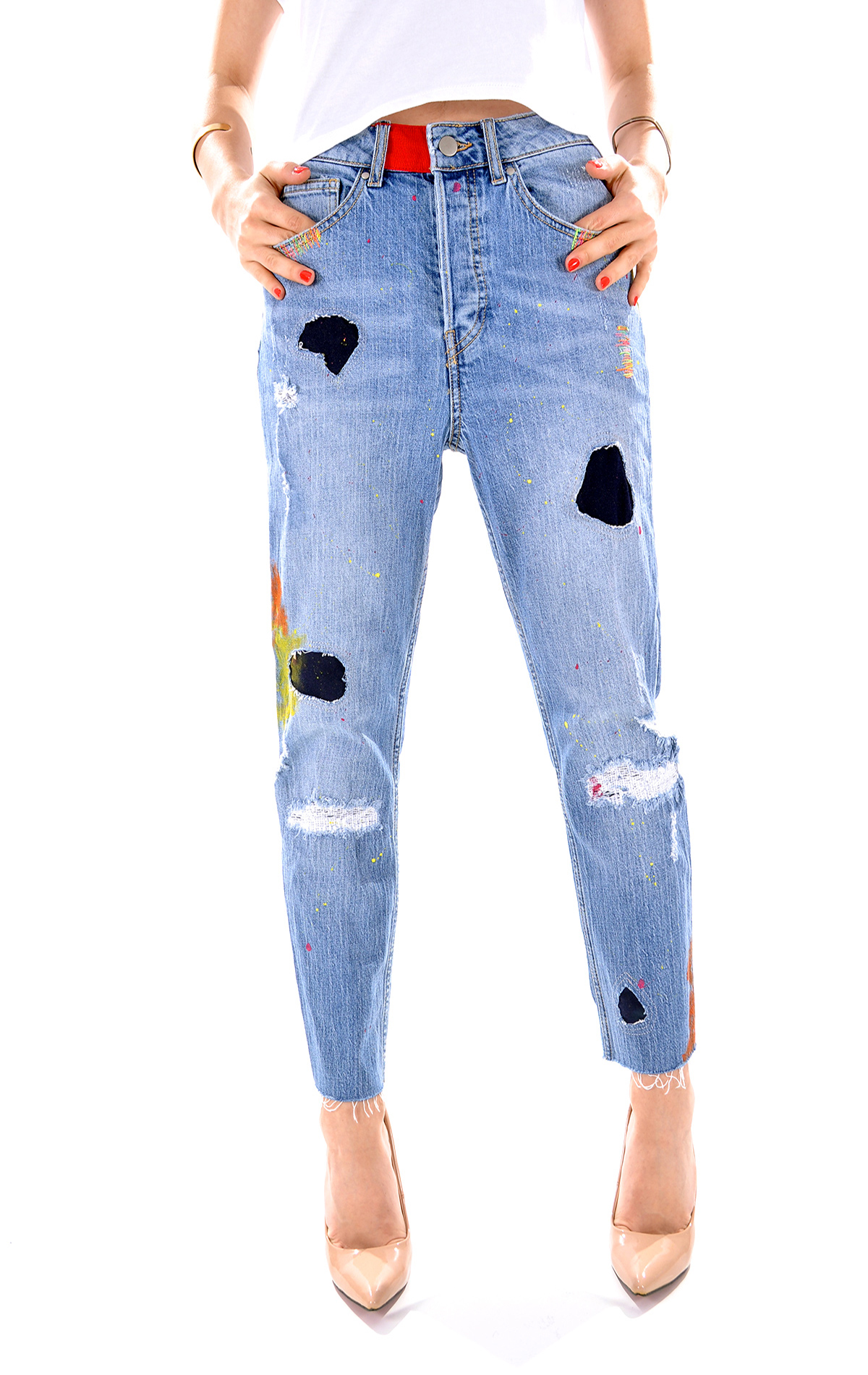 Jeans in editie limitata Femei WJL1183 Jeans in editie limitata WJL1183