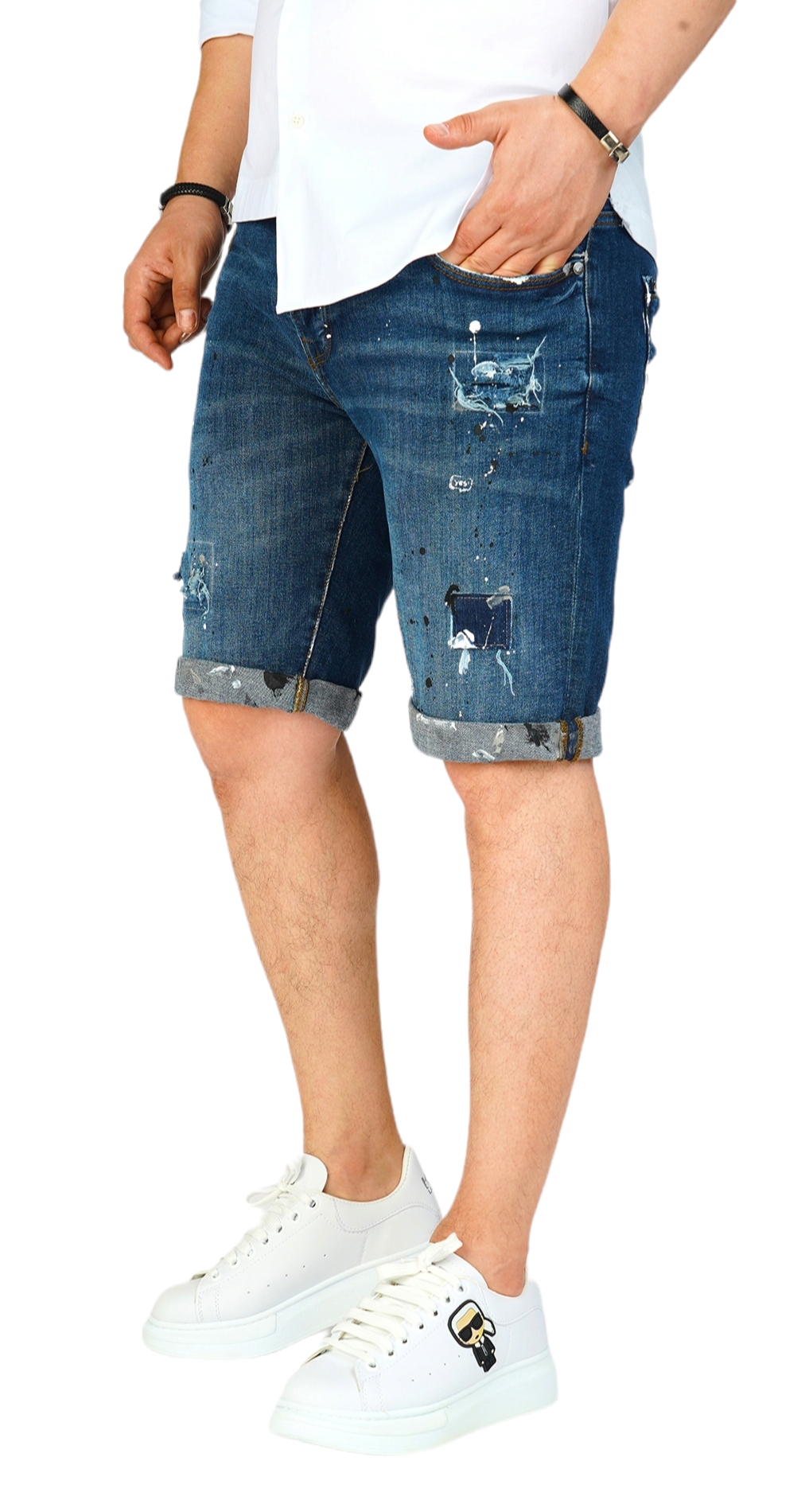 blugi scurti, editie limitata anterioare MSL5803 blugi scurti, editie limitata MSL5803