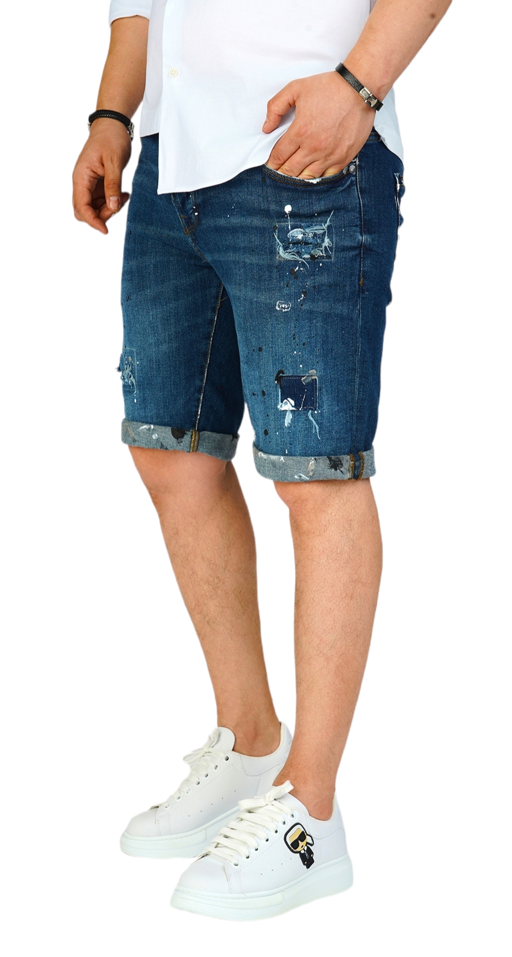 blugi scurti, editie limitata anterioare MSL5803 blugi scurti, editie limitata MSL5803