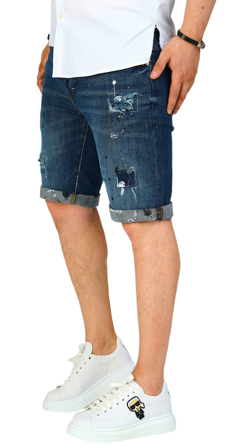 blugi scurti, editie limitata anterioare MSL5803 blugi scurti, editie limitata MSL5803