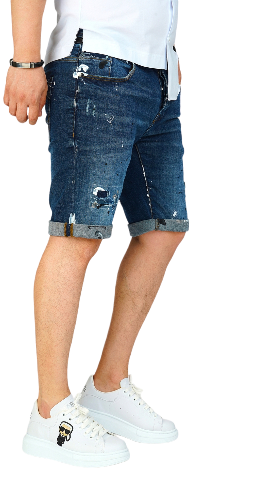 blugi scurti, editie limitata anterioare MSL5803 blugi scurti, editie limitata MSL5803