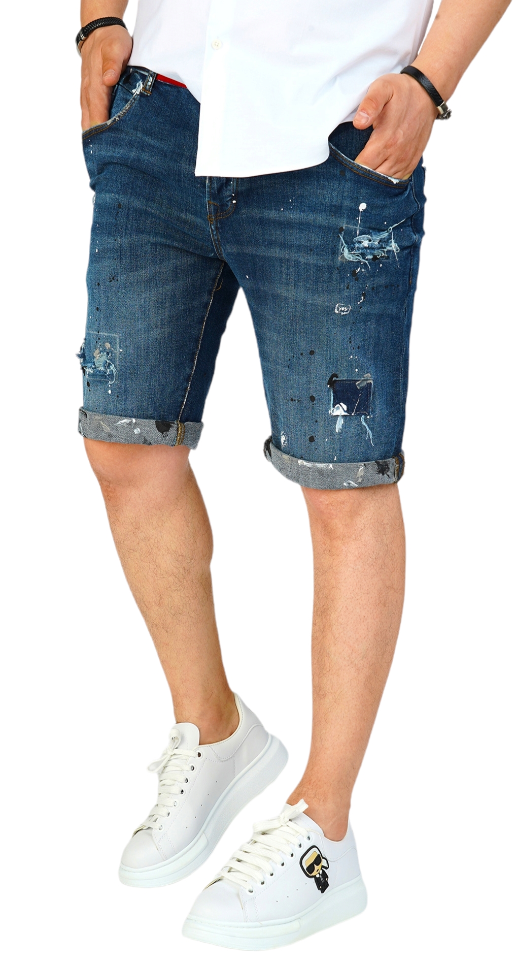 blugi scurti, editie limitata anterioare MSL5803 blugi scurti, editie limitata MSL5803