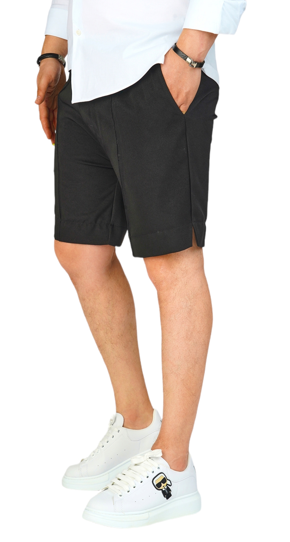 pantaloni eleganti, editie limitata pantaloni scurti MSL5806 pantaloni eleganti, editie limitata MSL5806