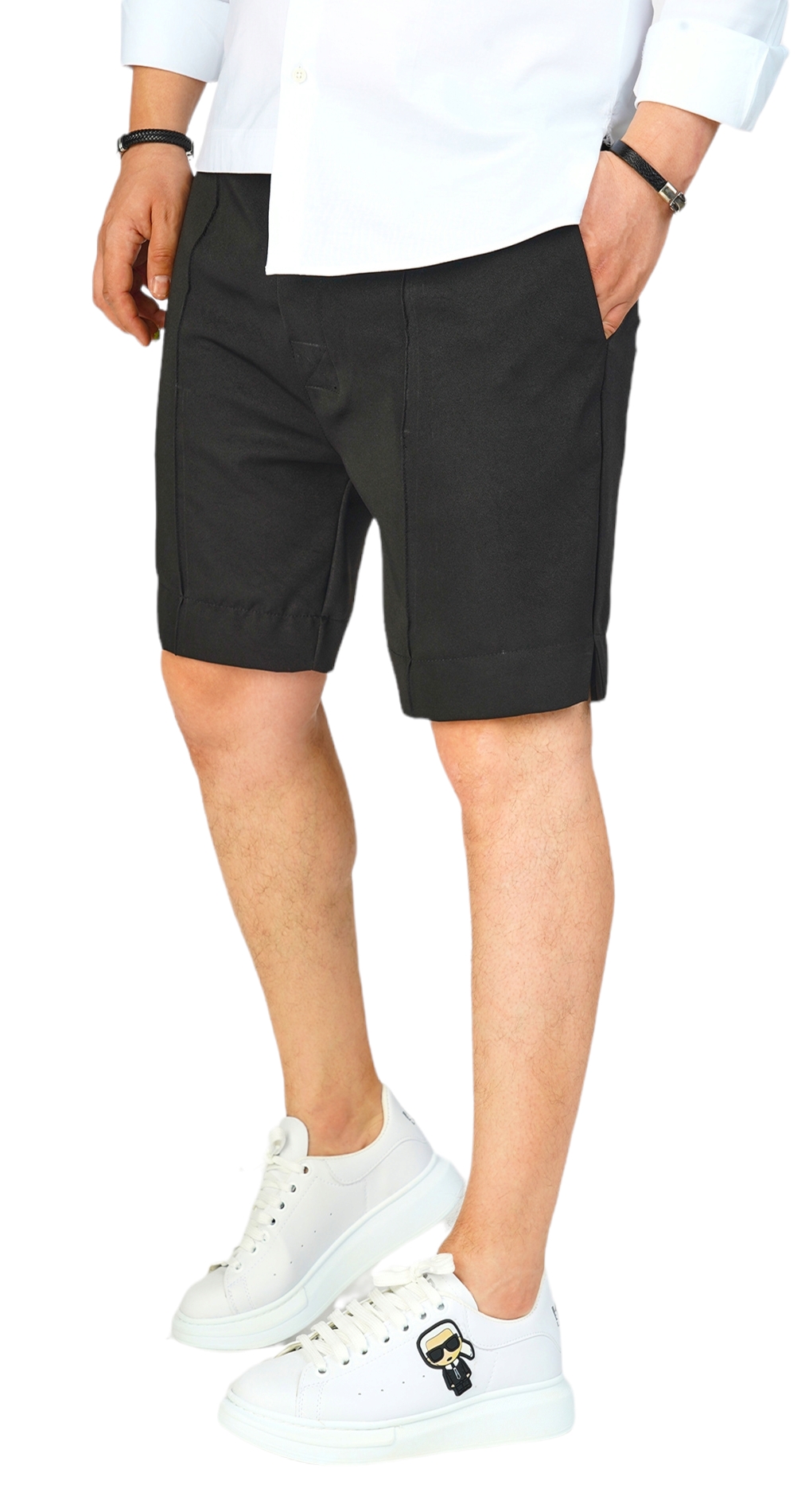 pantaloni eleganti, editie limitata pantaloni scurti MSL5806 pantaloni eleganti, editie limitata MSL5806