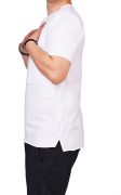 Tricou alb cu aplicatii minimal MTL6217