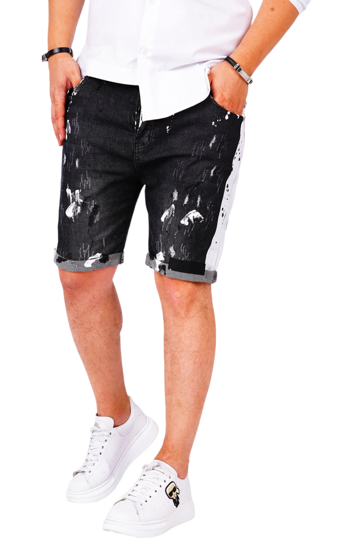 Blugi scurti - editie limitata anterioare MSL6309 Blugi scurti - editie limitata MSL6309