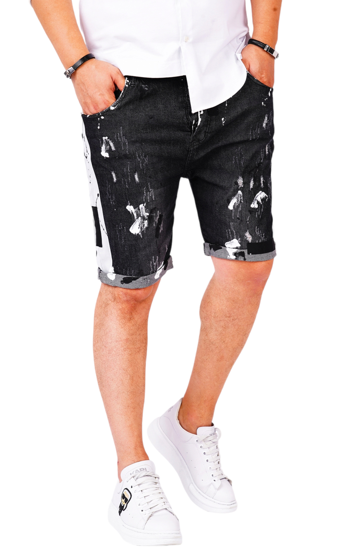 Blugi scurti - editie limitata anterioare MSL6309 Blugi scurti - editie limitata MSL6309